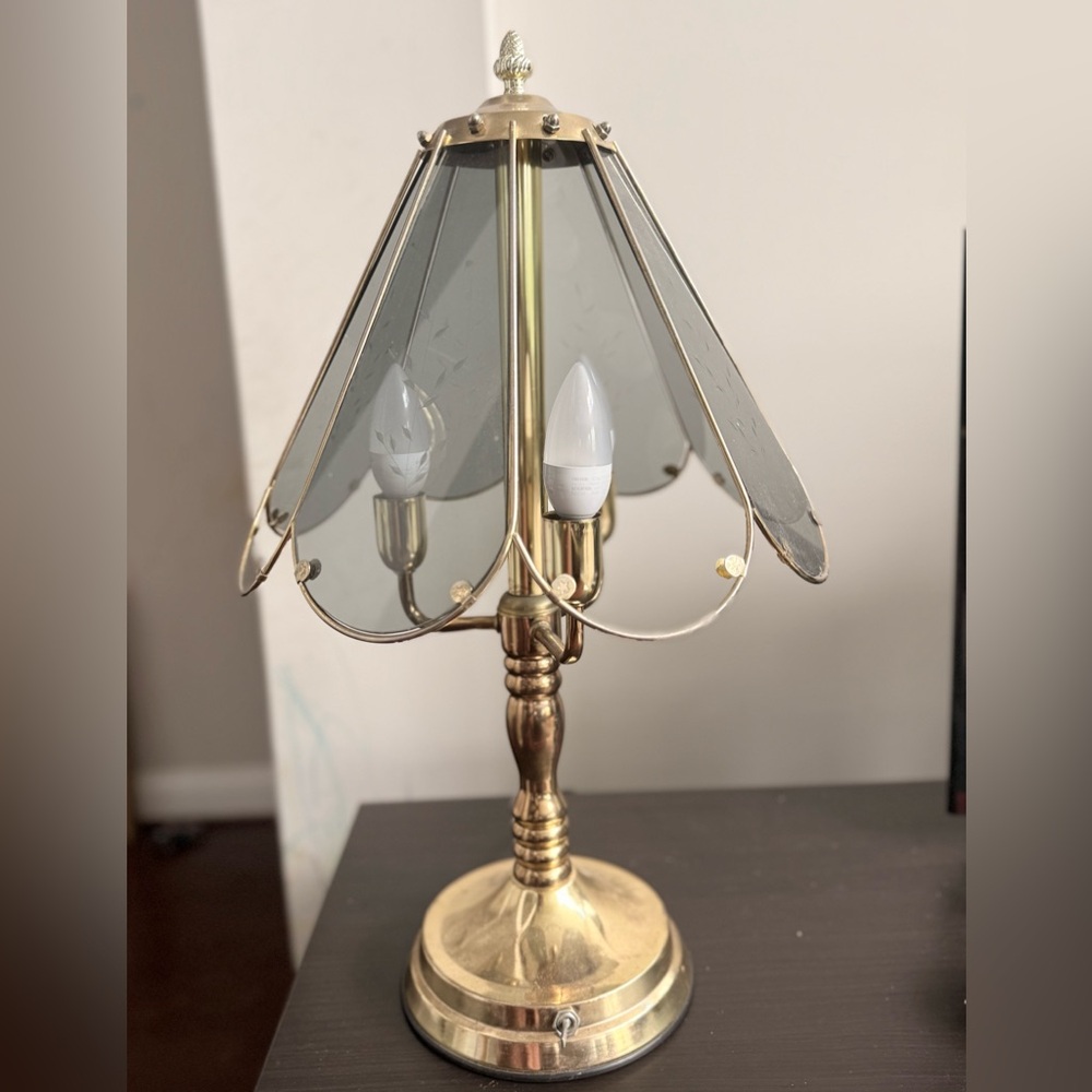 Vintage Lamp 22” Tall